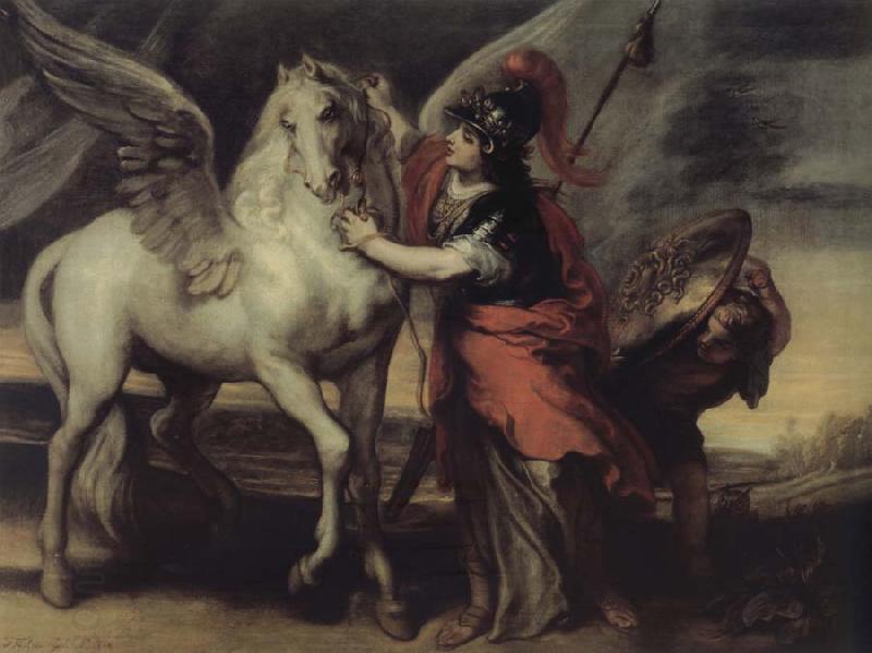 Theodor van Thulden Athene and Pegasus China oil painting art